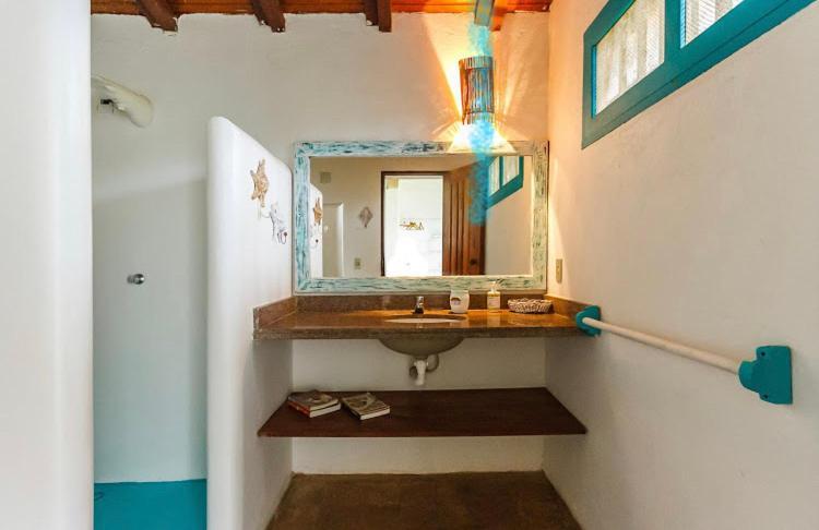 普拉亚埃斯佩洛Espelho Bahia Blue House住宿加早餐旅馆 外观 照片