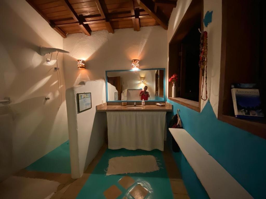普拉亚埃斯佩洛Espelho Bahia Blue House住宿加早餐旅馆 外观 照片